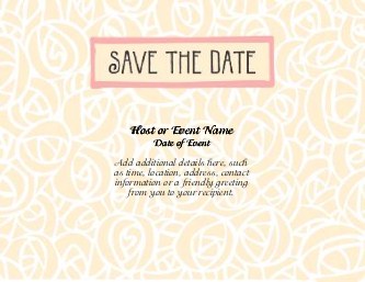 Graceful Garden Large Save the Date Magnets