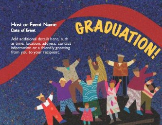 Graduation Cheer Large Save the Date Magnets