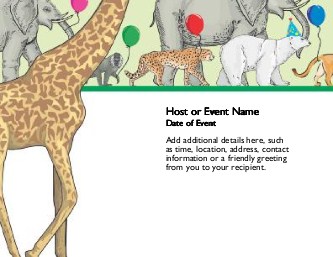 Herd There's a Party Large Save the Date Magnets