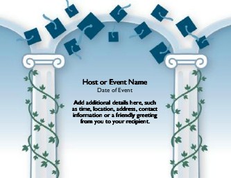 Ivy Columns Large Save the Date Magnets