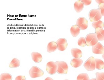 Scattered Petals Large Save the Date Magnets