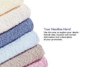 Stack of Towels Large Magnets