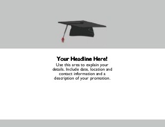 Small Graduation Cap Large Magnets