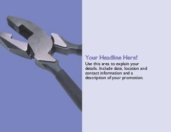 Black Handled Pliers Large Magnets