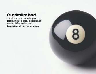 Eight Ball Pool Large Magnets
