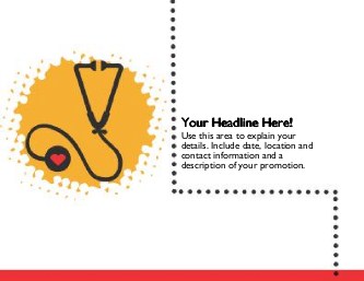Stethoscope with Heart Large Magnets