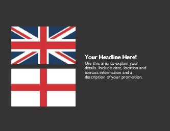 United with England Large Magnets