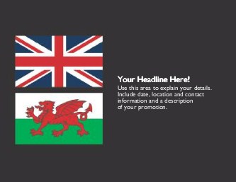 United with Wales Large Magnets