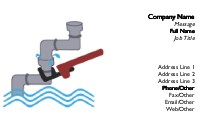 Leaky Situation Full Colour Business Cards