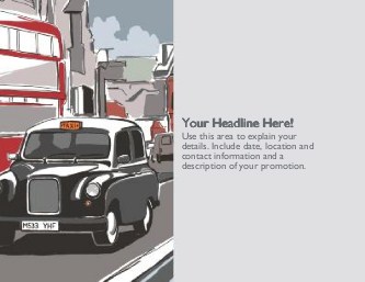 London Cab Large Magnets