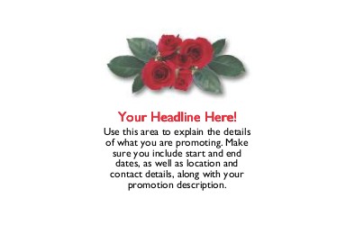 Rosy Posy Full Colour Standard Sized Postcards