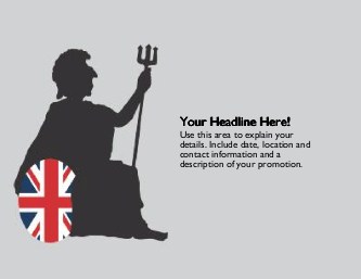Rule Britannia Large Magnets