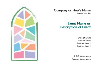 Baptismal Blessings Postcard Invitation-Standard