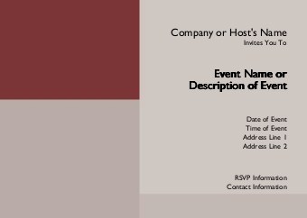 Cinnamon Spice Postcard Invitation-Standard