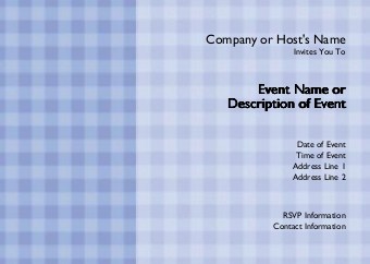 Baby Blanket Postcard Invitation-Standard