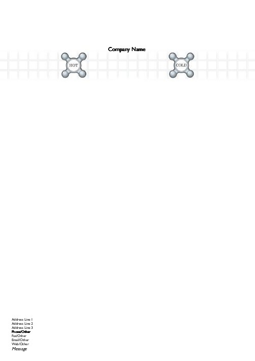 Water Works A4 Recycled Letterhead