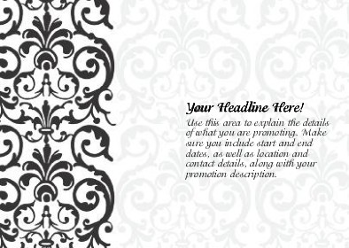 Elegant Lace Full Colour Standard Sized Postcards