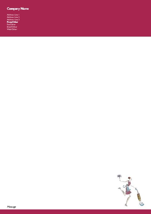 Spirited Housecleaning A4 Recycled Letterhead