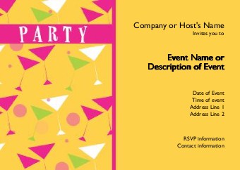 Martini Madness Postcard Invitation-Standard