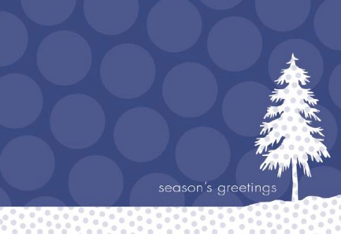 Seeing Winter Spots Personalised Christmas Cards