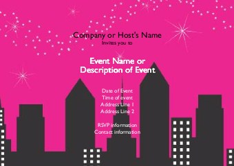 Hen Night Sophisticate Postcard Invitation-Standard