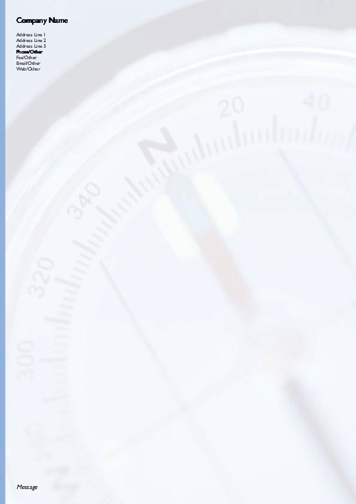 North on the Compass A4 Recycled Letterhead