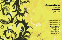 Ornate Edge Recycled Business Cards