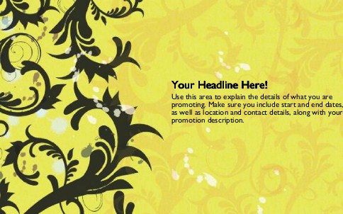 Ornate Edge Full Colour Oversized Postcards