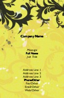 Ornate Edge Recycled Business Cards
