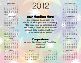 Pastel Bouquet Large Calendar Magnets