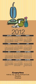 Clean Team Slim Calendar Cards