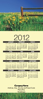 Dream Field Slim Calendar Cards
