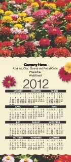 Flower Days Slim Calendar Cards
