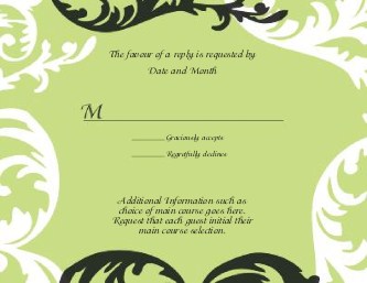 Garden Gate Reply Cards