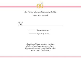Rings are Rosy Reply Cards
