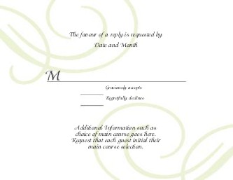 Spring Romance Reply Cards