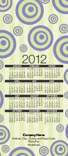 Swell Swirls Slim Calendar Cards