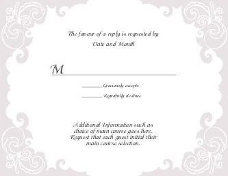 Traditional Scroll Reply Cards