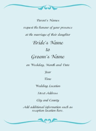 Mayfair Flourish Wedding Invitations