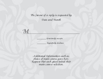 A Night Out Reply Cards