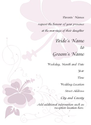 Blossoming Romance Wedding Invitations