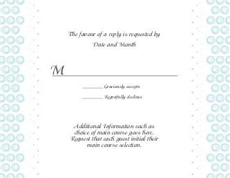 Circles of Love Reply Cards