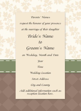 Earthtone Elegance Wedding Invitations
