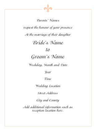 Regal Wedding Wedding Invitations