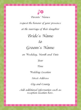 Summertime Splendor Wedding Invitations