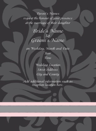 A Night Out Wedding Invitations