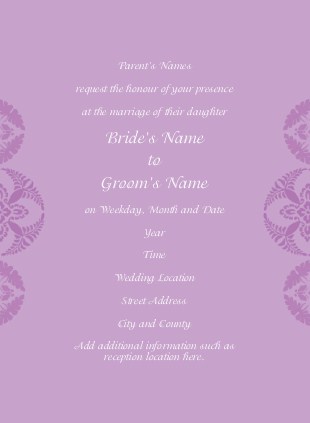 Fresh Blush Wedding Invitations