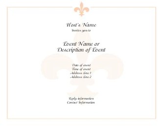 Regal Wedding Hen Night Invitations