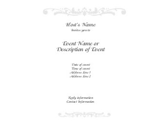 Wedding Elegance Hen Night Invitations