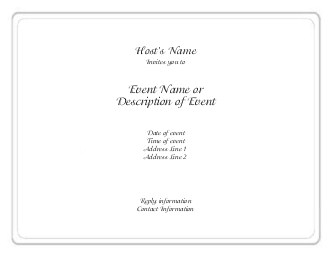 Wedding Simplicity Hen Night Invitations